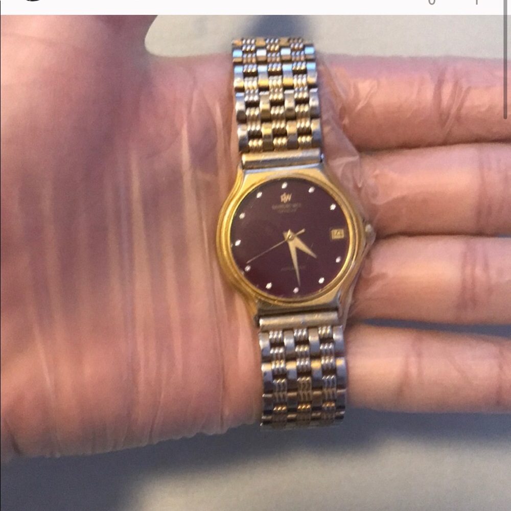 Raymond Weil automatic 18k gold plated watch